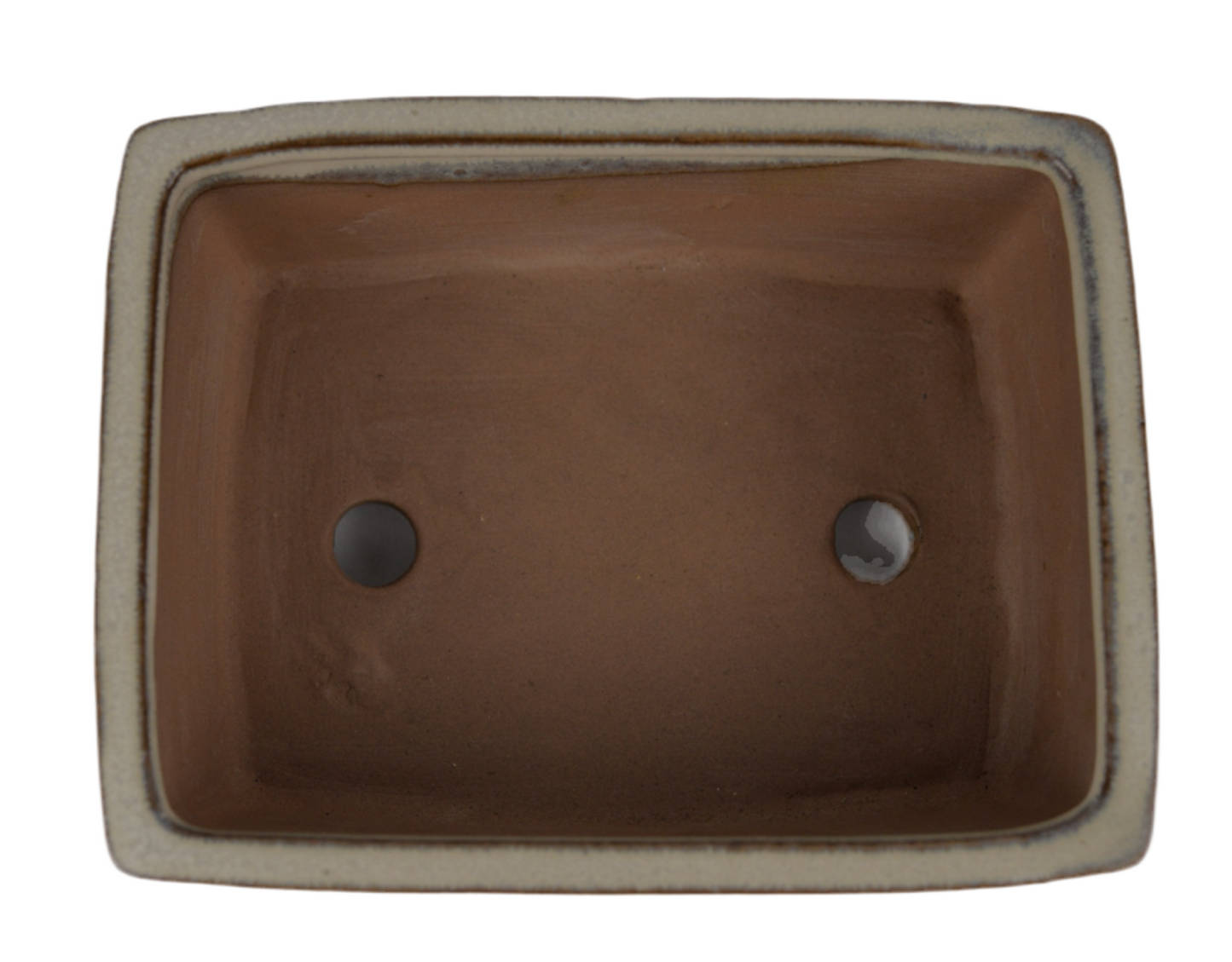 Pot CLASS rectangulaire 18 cm crème