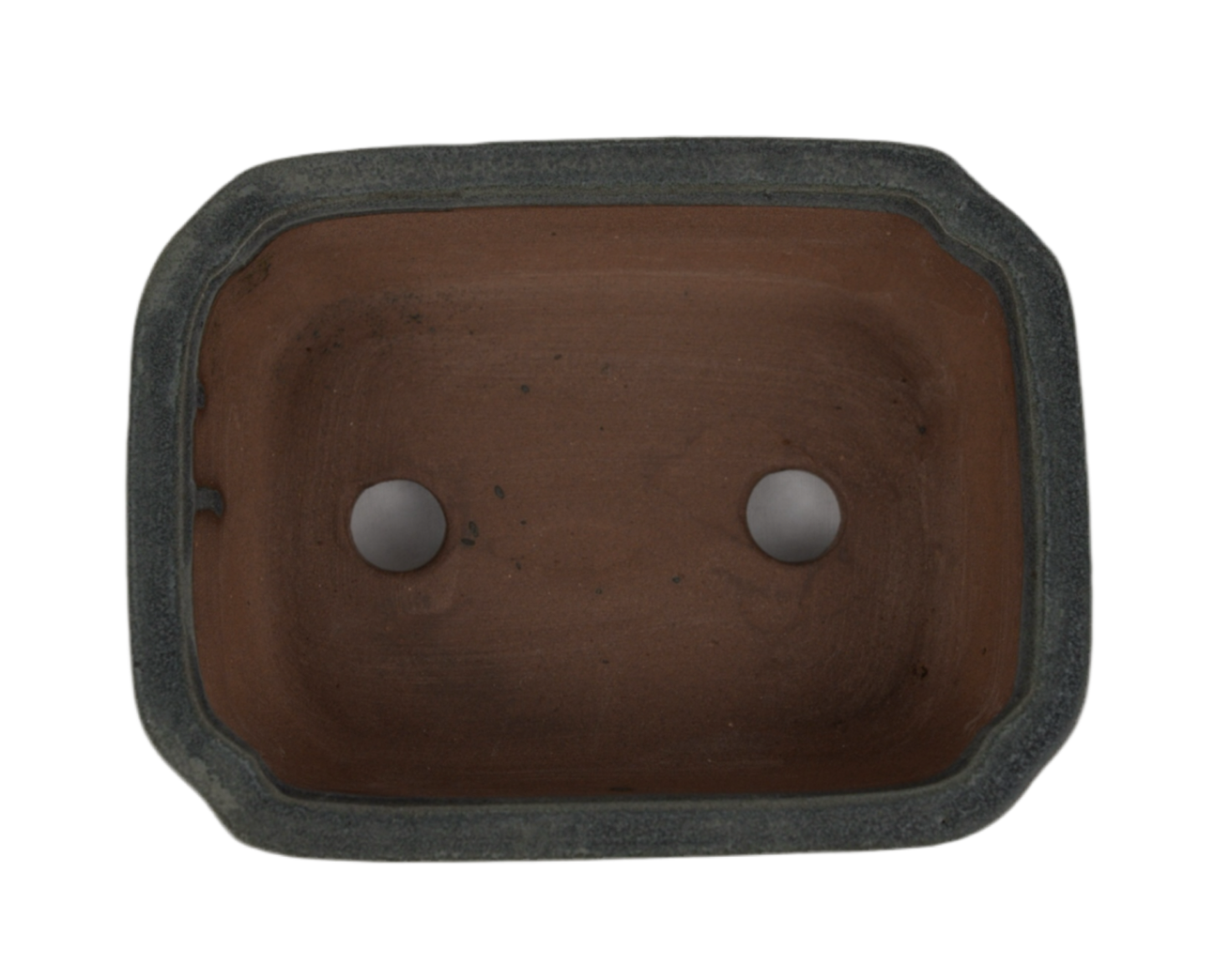 Pot traditionnel rectangulaire gris 15 cm