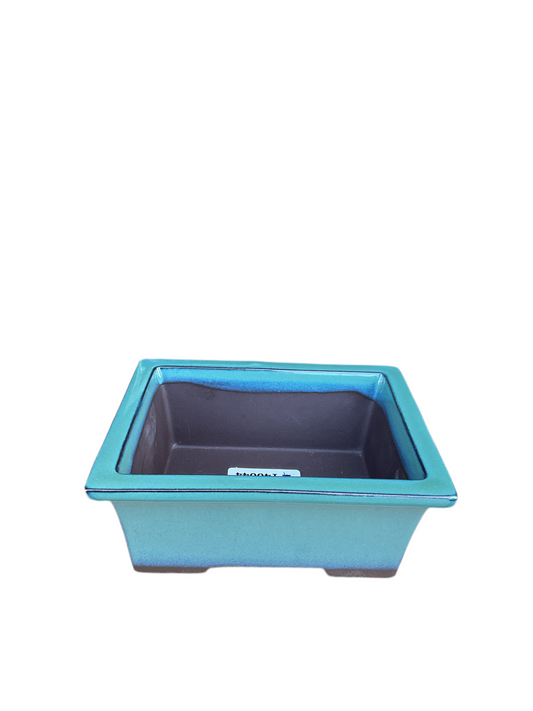 Pot rectangulaire vert
