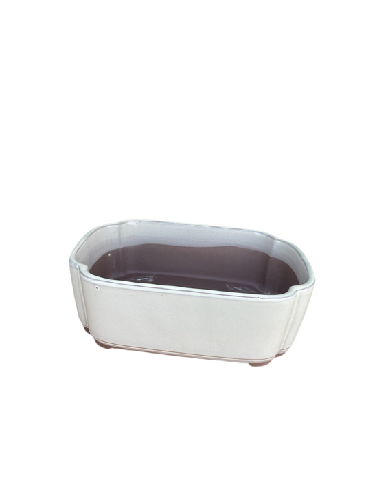 Pot ovale crème