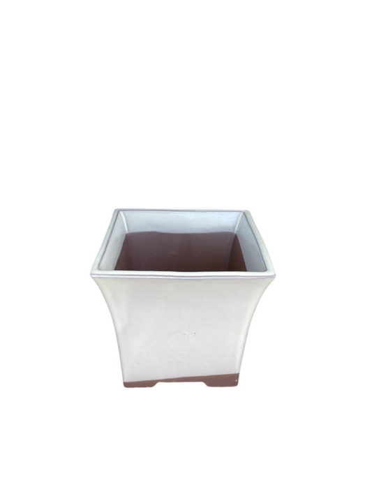 Pot carré crème