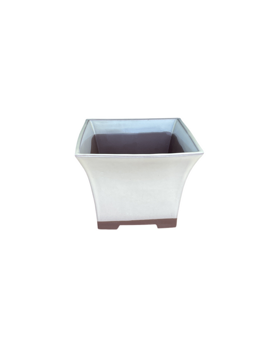 Pot carré crème
