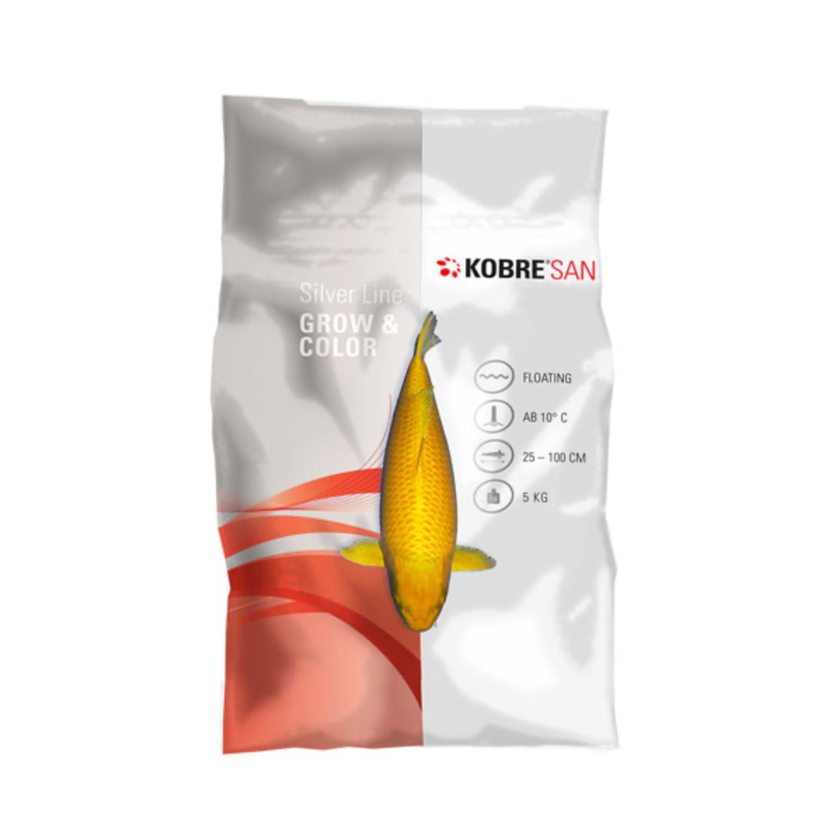 Kobre®San Silver Line, Grow & Color, 6 mm, 5 kg toutes saisons, flottant