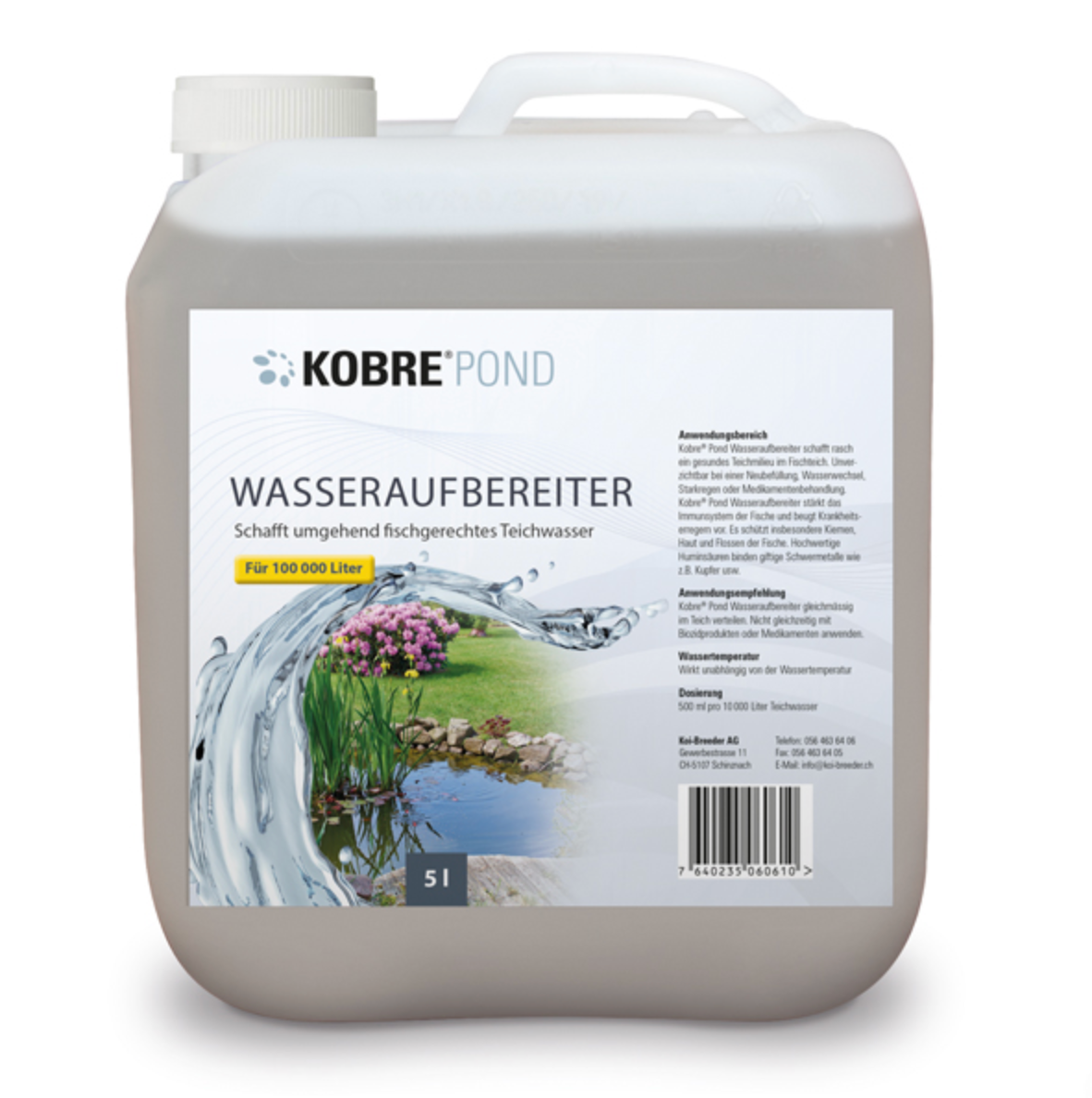 Le conditionneur d'eau Kobre®Pond