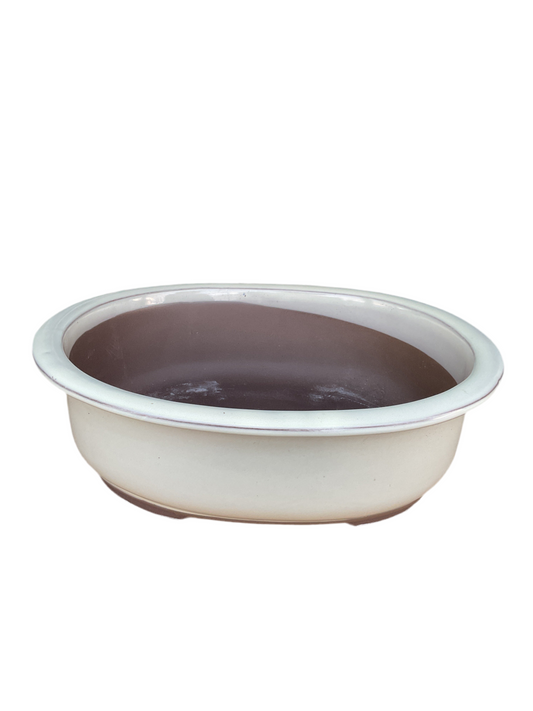 Pot ovale crème