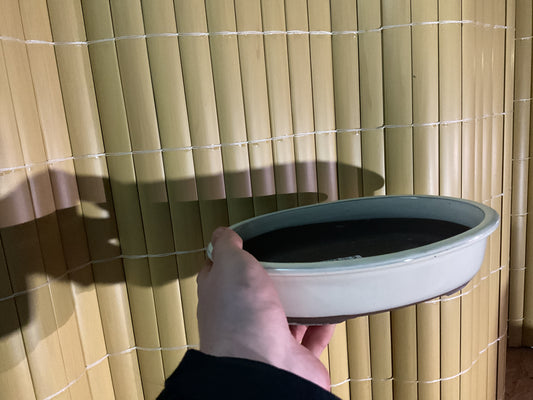 Pot ovale crème 24,5cm