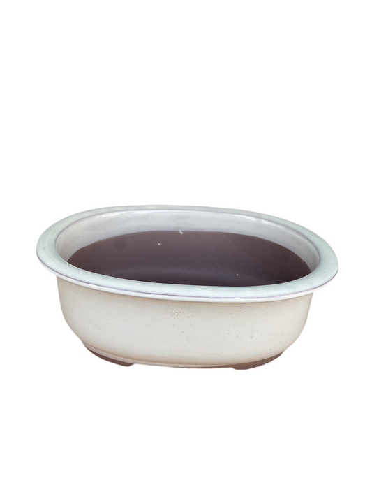 Pot ovale crème