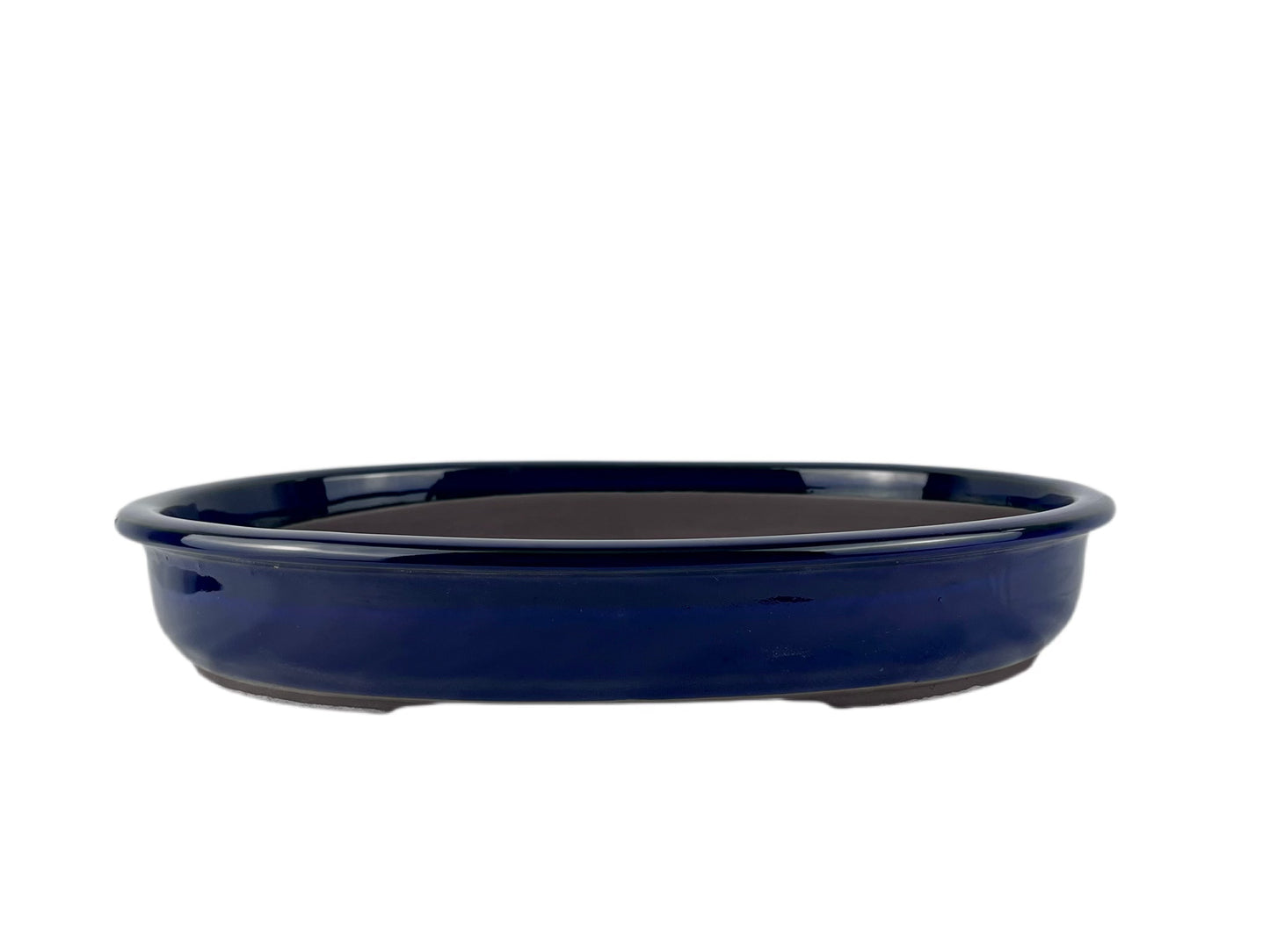 Pot ovale japonais bleu